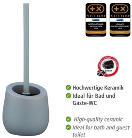Scopino in ceramica grigio Badi - Wenko