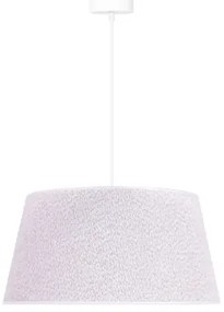 Duolla - Lampadario a sospensione con filo BOUCLE 1xE27/15W/230V diametro 50 cm bianco