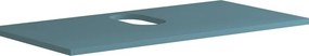 Top per lavabo appoggio Niwa1 L 90 x H 1.8 x P 46 cm laccato opaco blu pacifico truciolare