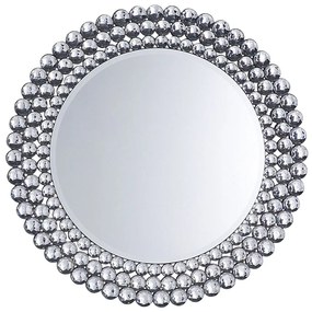 Specchio da parete in argento ø70 cm STENAY Beliani