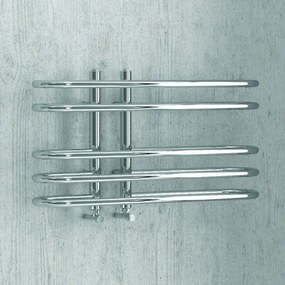 Scalda salviette termoarredo 700x400mm finitura cromata | KAM-379 - KAMALU