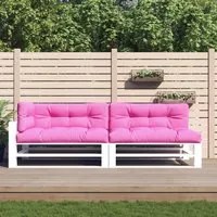 Cuscini per Pallet 5 pz Rosa in Tessuto 360797