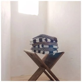 Asciugamano marrone in spugna biologica 50x90 cm Retro - Mette Ditmer Denmark