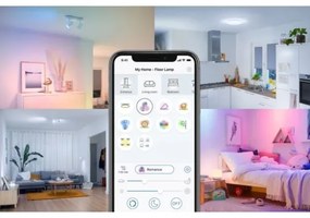 Lampadina LED RGBW dimmerabile A80 E27 18,5W 2200-6500K CRI 90 Wi-Fi WiZ