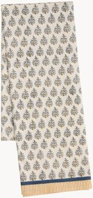 Tovaglia fatta a mano con motivo floreale Melon