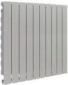 Radiatore acqua calda PRODIGE MODERN in alluminio, 10 elementi, interasse 800 mm, silver