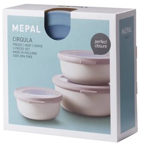 Scatole per alimenti in set da 3 Cirqula Nordic - Mepal