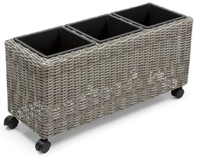 Vaso da giardino grigio naturale - Bonami Essentials