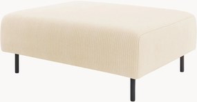 Panca imbottita in velluto a coste bianco sporco/nero freistil180
