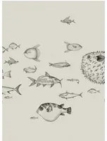 Coordonne Carta da parati panoramica Sea Current - Ink