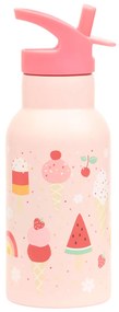 A Little Lovely Company - borraccia in acciaio inox, 350 ml - gelato