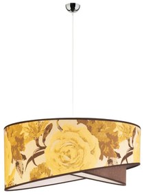 Duolla - Lampadario a sospensione con filo ROYAL 1xE27/40W/230V diametro 50 cm giallo