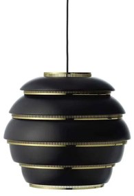 Artek - A331 Beehive Lampada a Sospensione Nero/Ottone Artek