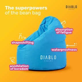 Pouf per bambini Diablo Chairs: Blu