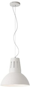 Redo 01-1282 - Lampadario a sospensione su cavo PEEP 1xE27/42W/230V Ø 34,5 cm, bianco