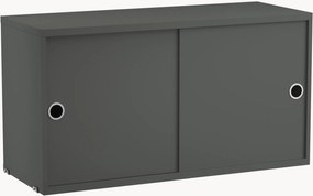 Armadietto con ante scorrevoli String System, larg. 78 x prof. 30 cm