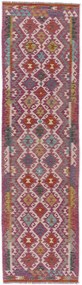 Kilim Tappeto 300x80 (Afghanistan) Tessuto A Mano