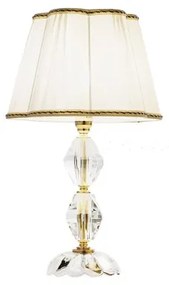 Lampada da tavolo 1 luce E14 - cristallo e vetro BRIGIDA 25x44 cm