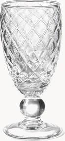 Set di 6 bicchieri da vino in vetro soffiato Diamond