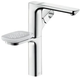 Miscelatore alto lavabo monocomando con porta sapone incluso Cromo Urquiola Hansgrohe