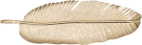 Vassoio decorativo in metallo Leaf - Mauro Ferretti