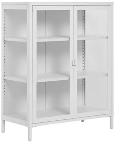 Vetrina in metallo bianco 80x101 cm Brisbane - House Nordic