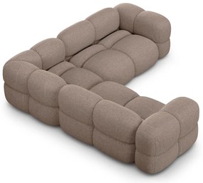 Divano angolare marrone Loretto – Cosmopolitan Design