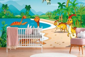 Carta da parati – Nel paese dei dinosauri