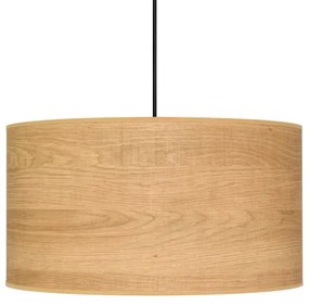 Lampadario a sospensione con filo ALBA 1xE27/15W/230V diametro 45 cm marrone/nero