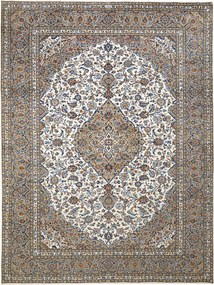 Kashan Tappeto 290 x 390 Beige (Iran) Annodato A Mano