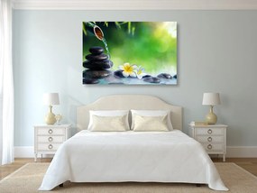 Quadro su tela – Armonia nel giardino Zen