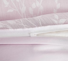 Biancheria da letto singola jacquard rosa 140x200 cm Boston - My House
