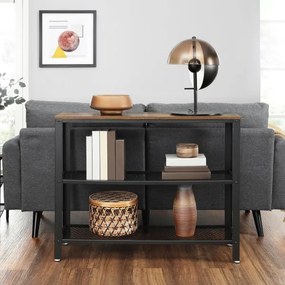 Tavolino d'appoggio LUVOR marrone/nero