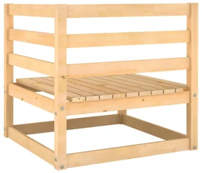 Divano da giardino a 2 posti con cuscini legno massello di pino
