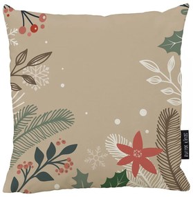 Cuscino natalizio con rivestimento in cotone Rami, 45 x 45 cm Frosted Branches - Butter Kings