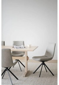 Sedie da pranzo girevoli beige in set di 2 Lowell - Rowico