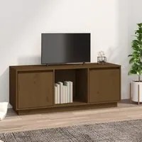 Mobile TV Miele 110,5x35x44 cm in Legno Massello di Pino cod 10216