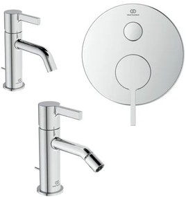 Ideal Standard Joy Set Rubinetti Bagno Lavabo bidet e Doccia con scarico e corpo incasso cromo BC775AA BC784AA A7386AA A1300NU