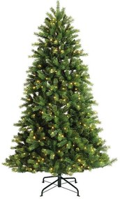 Albero di Natale artificiale Montsolar Solare per esterno illuminato H 210 cm x ø 130 cm