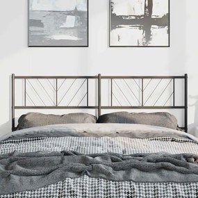 Testiera İn Metallo Nero 150 Cm /