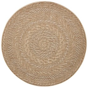 Tappeto da esterno beige, Ø 160 cm Almendro - NORTHRUGS