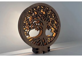 Li-Go 23577/DUB2 - LED Lampada da tavolo decorativa dimmerabile LED/12W/230V 20x22 cm rovere