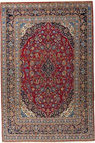 Kashan Tappeto 230 x 340 Rosso (Iran) Annodato A Mano