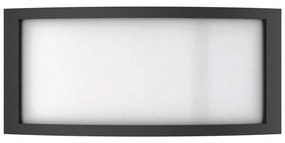 Applique Slim Design IP65 - E27 Nera Colore del corpo Nero