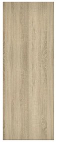 Pannello per porta d'ingresso coordinato Brush rivestito rovere cognac L 95 x H 215 cm, Sp 0.6 mm