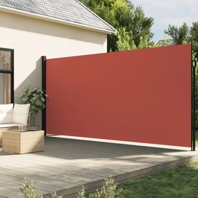 Tenda Da Sole Laterale Retrattile Terracotta 220x600 Cm /