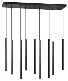 Lampada a Sospensione SELTER 9 BLACK WHITE e GOLD