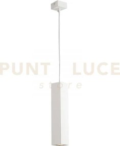 Lampadario a sospensione fluke quadrata bianco 1 luce attacco gu10 ...