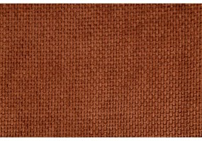 Divano angolare color mattone allungabile (con composizione variabile) Lorine – Ropez