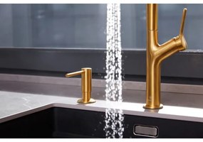 KFA Armatura 990-100-31 - Distributore di sapone da incasso DUERO acciaio inossidabile/oro